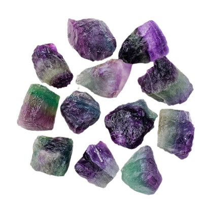 Natural colored fluorite crystal demagnetizing stone ornaments